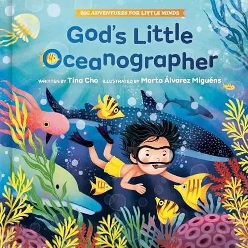 Book Cover for God's Little Oceanographer, part of the God's Little Explorer series